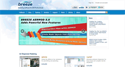 Desktop Screenshot of breeze-software.com